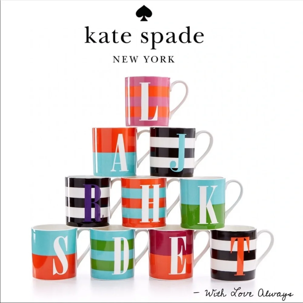 Kate Spade Monogram Mug